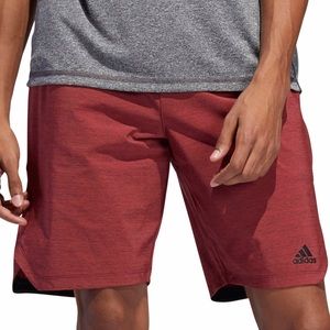 adidas Men’s Axis Woven Training Shorts in Crimson